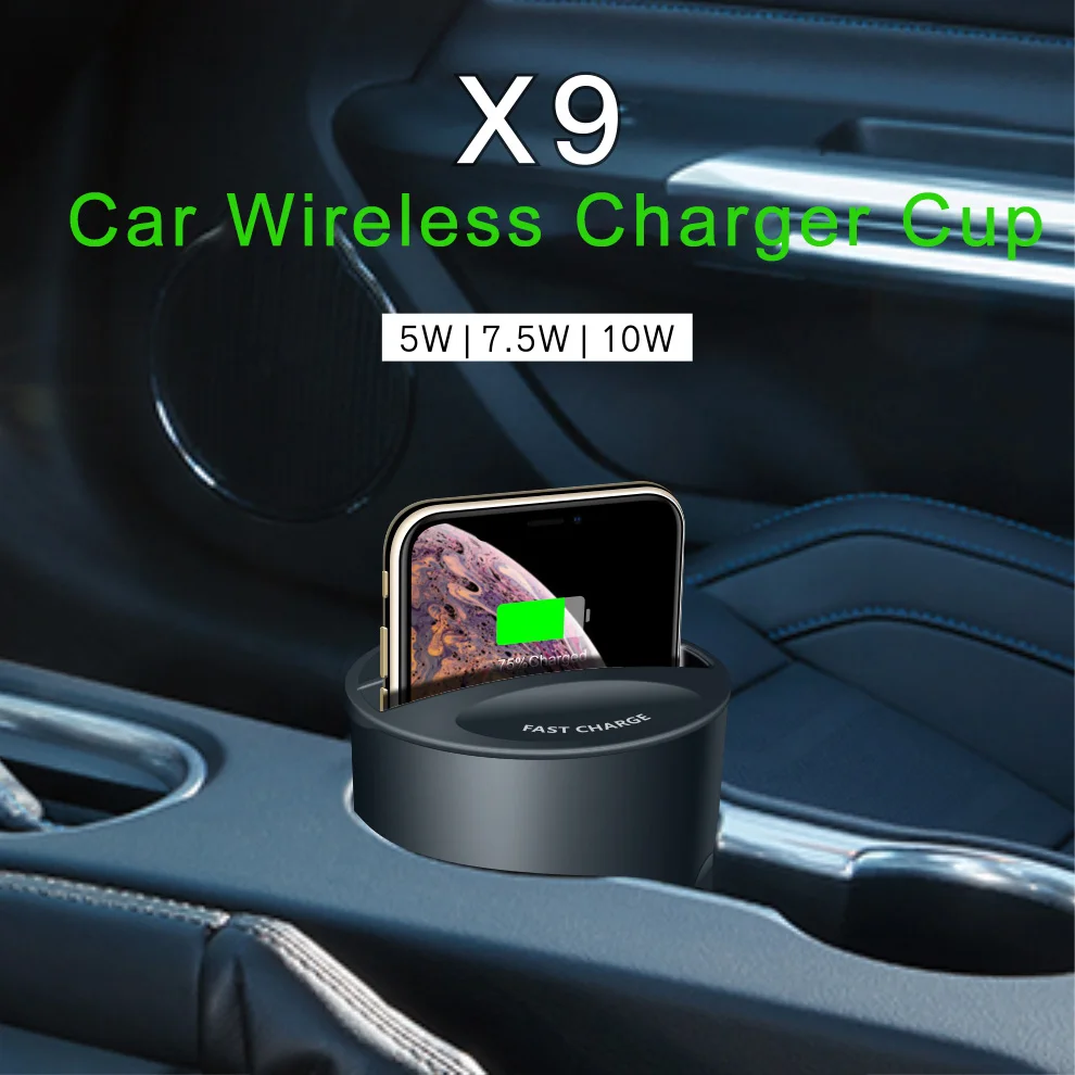Беспроводное быстрое зарядное устройство QI 696 X9 для iphone Подставка зарядки Apple XS