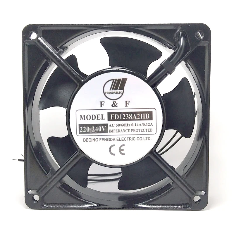 Новый оригинальный FD1238A2HB 220-240 В 0 14 0.12A 12 см 12038 шариковый подшипник охлаждающий