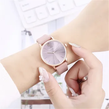 

Bayan Kol Saati Women Watches Ladies Leaf Fashion Belt Watch Female Student Quartz Watch Relojes Mujer