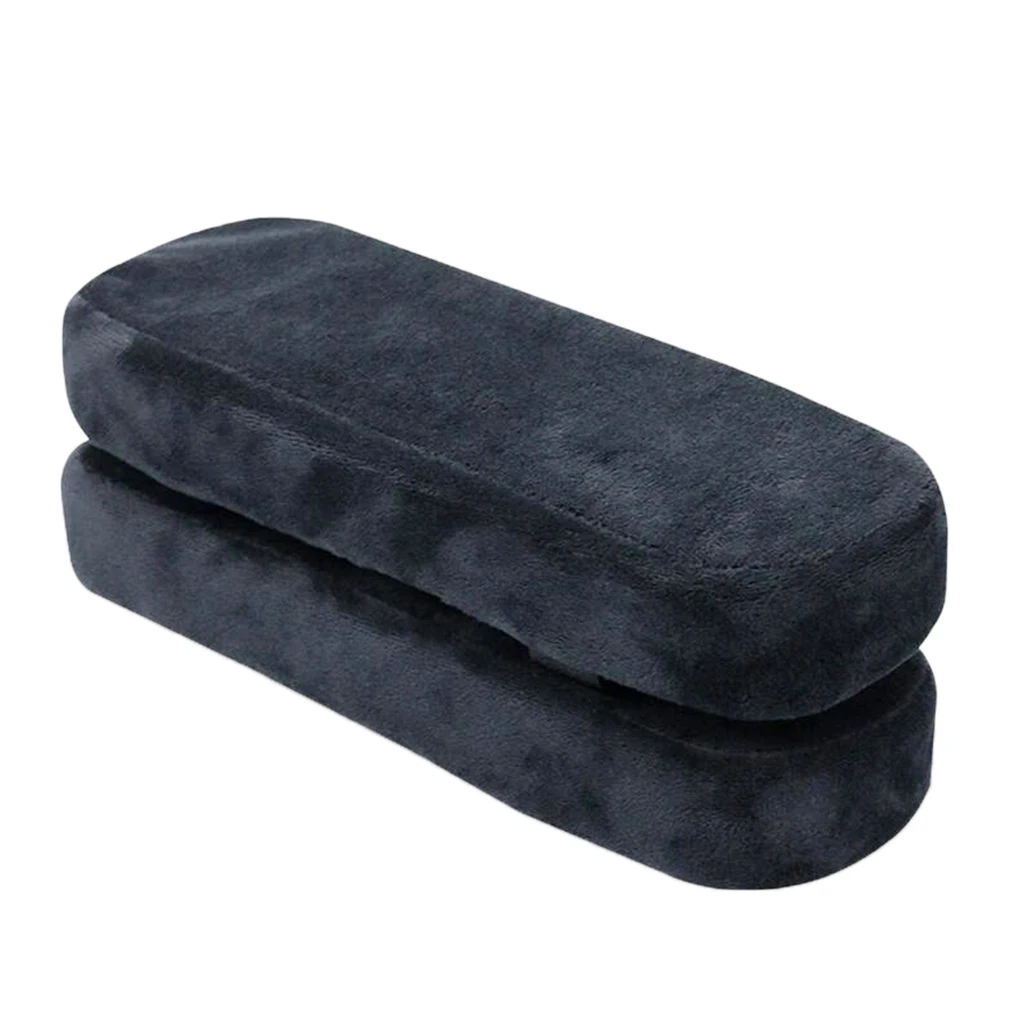Set of 2 Memory Foam Chair Armrest Pads Elbow Pillows Cushion Pad Universal Cushion Covers Elbow Relief Pads for Armrest