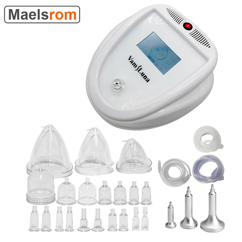 

24Cups LCD Monitor Vacuum Treatment Device For Slimming Lymphatic Drainage Breast Massager Enlargement Enhancement Butt Lifting