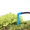 Garden 1/8" Drip Irrigation Sprinkler 4 Way Water Pipe Connector 4/7mm To 3/5mm Hose Bend Arrow Emitter Dripper Watering Fitting 4