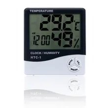 LCD Temperature-Clock Meter-Room Humidity Lcd-Display Digital Indoor Mini