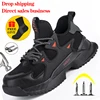 Fashion Safety Shoes Men Steel Toe Cap Work & Safety Boots Male Shoes Adult Work Shoes Sneakers Indestructible Work Boots 2022 ► Photo 2/6