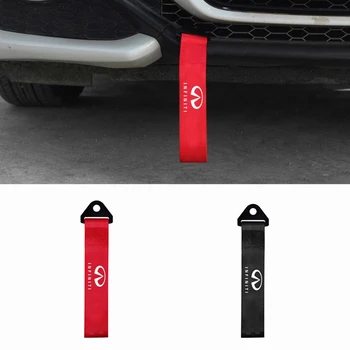 

Carbon Fiber Car Tow Belt Trailer Rope For Infiniti Logo FX35 Q50 Q45 G35 G37 M35 QX70 FX37 QX60 Q30 FX I30 Decoration