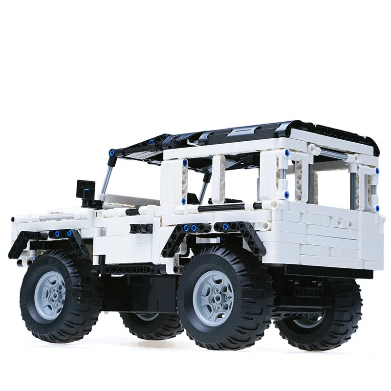 553 шт CaDA DIY строительные блоки наборы RC Автомобиль SUV Defender модель дистанционного управления грузовик дети Кирпичи Игрушки совместимый дизайн