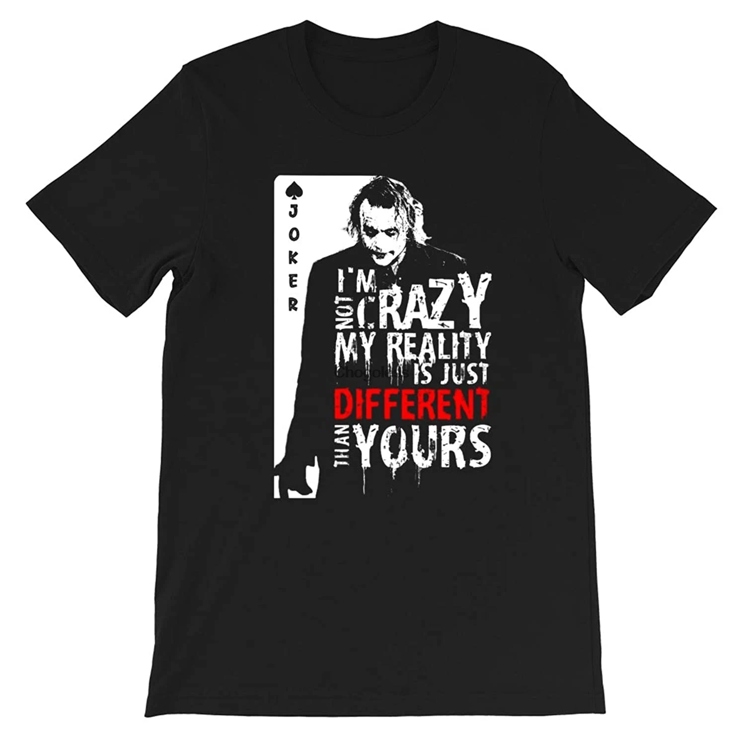 Joker Citation Je Ne Suis Pas Fou Ma Realite Est Juste Differente Du Votre Cadeau T Shirt Unisexe Pour Hommes Femmes Aliexpress Joker Citation Je Ne Suis Pas Fou Ma Realite Est Juste Differente Du Votre Cadeau T Shirt Unisexe Pour Hommes Femmes Aliexpress