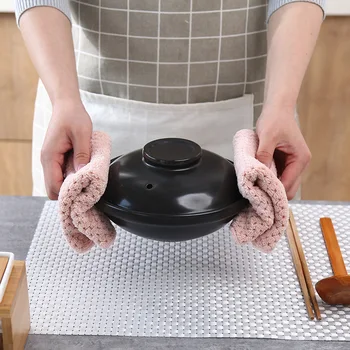 

Cleaning cloth Oil-free Water-Absorbing Kitchen Velvet Wet And Dry Dual Purpose Thick Scale Cleaning cloth ca zhuo bu Clean