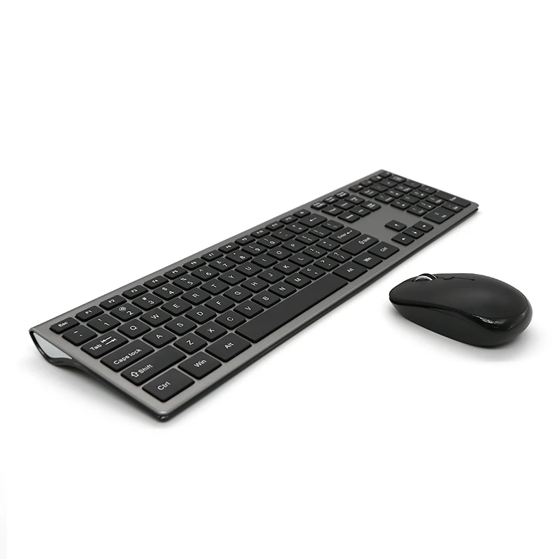 2,4G Клавиатура Мышь Комбинированный набор мультимедиа беспроводная клавиатура и мышь для ноутбука Mac Настольный ПК ТВ офисные принадлежности
