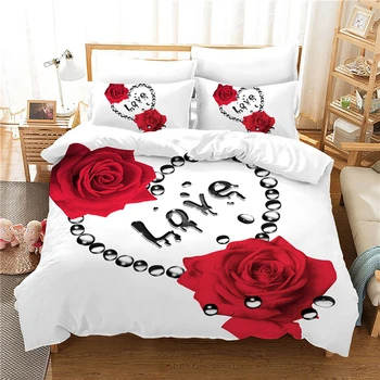 

Cianlsria Flower Theme 3 PCE(No Sheets) Bedding Sets Wholesale 3D Printing Quilt Cover and Pillowcase