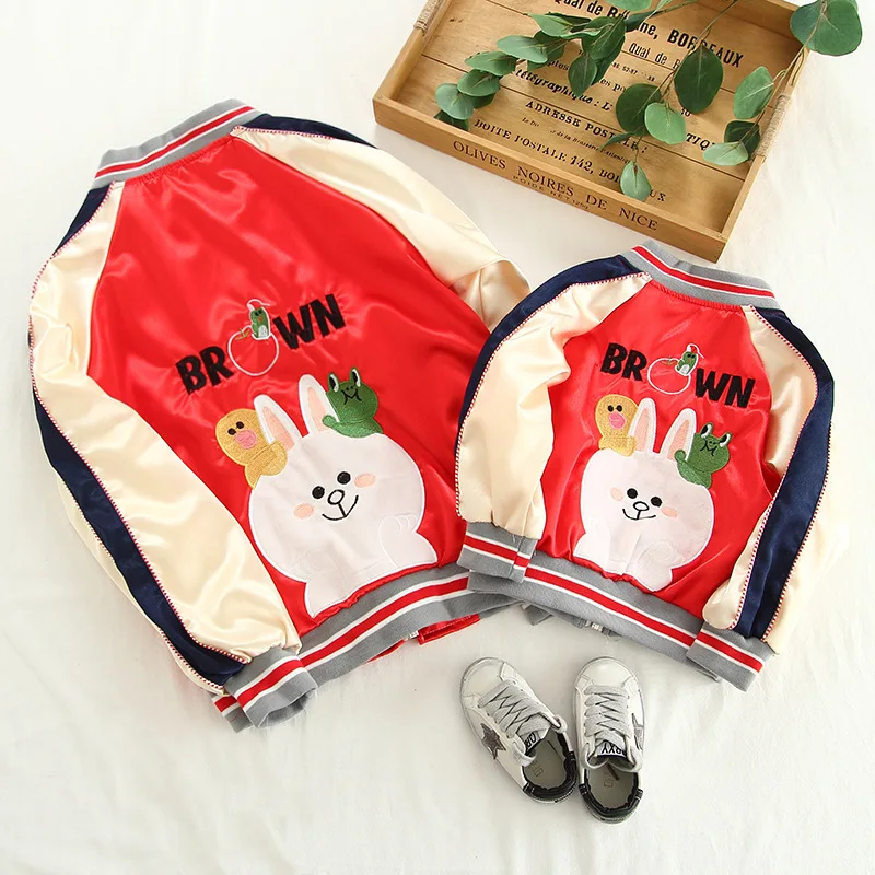 

Korean-style Childrenswear Baby Spring And Autumn CHILDREN'S Jacket 2020-BOY'S Girls' Jacket CHILDREN'S Cartoon Bunny Baseball U