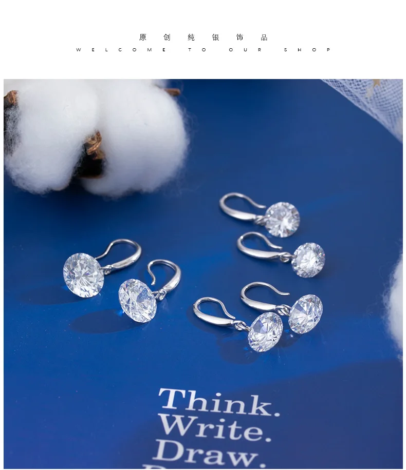 

New High Quality Fashion S925 Silver Ear Studs for Couple Gifts