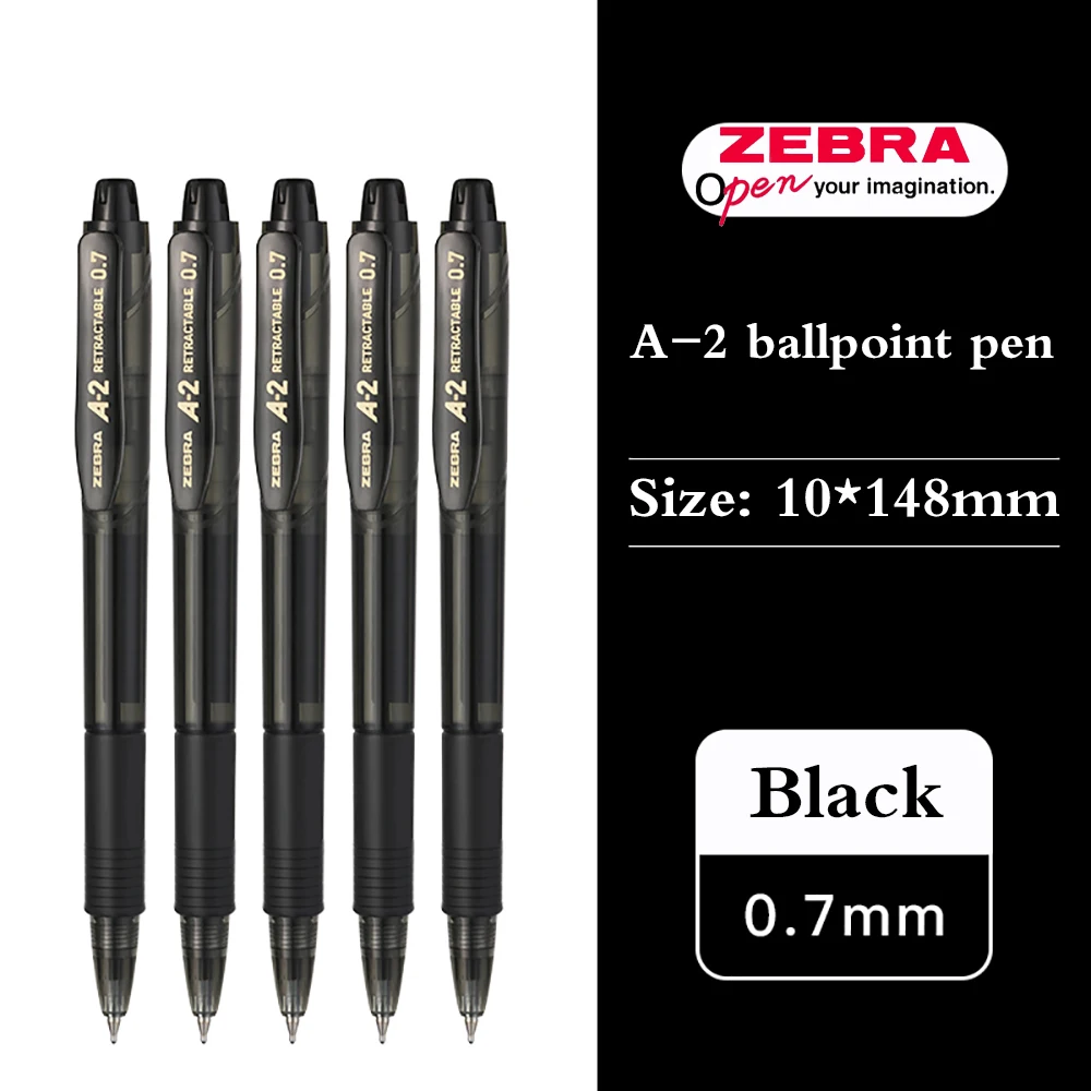 5/10Pcs Japan Zebra Ballpoint Pen Student Special Push-type