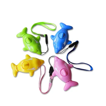 

Portable children's and women's alarm, pull type anti wolf device, dolphin alarm