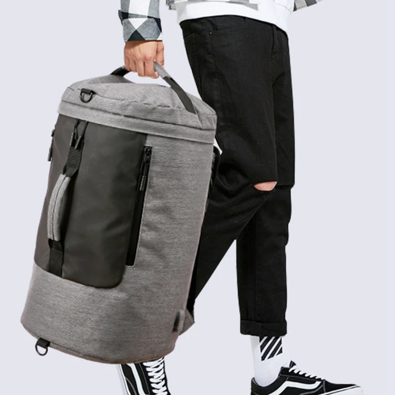 35L Waterproof Polyester Men Sport Fitness Bag Multifunction Tote Gym Bags Outdoor Travel Business Laptop Backpack