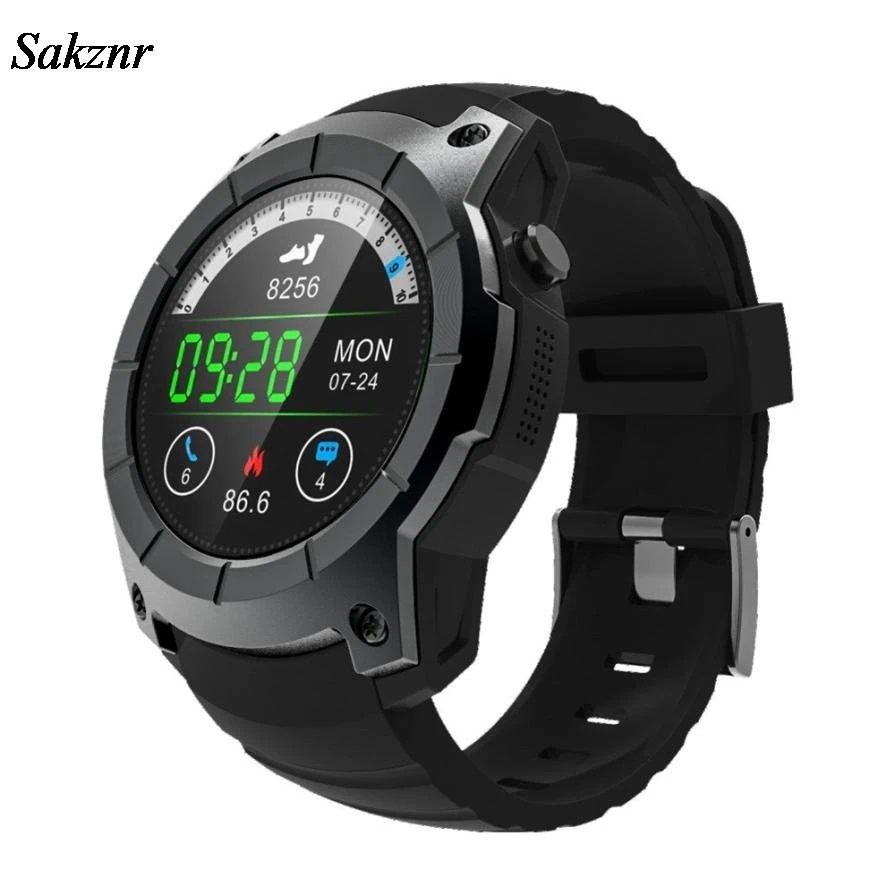 

SAKZNR S958 Men's Bluetooth Smart Watch Men's Support GPS Air Pressure Call Heart Rate Sport High Quality Smartband Wrist Watch