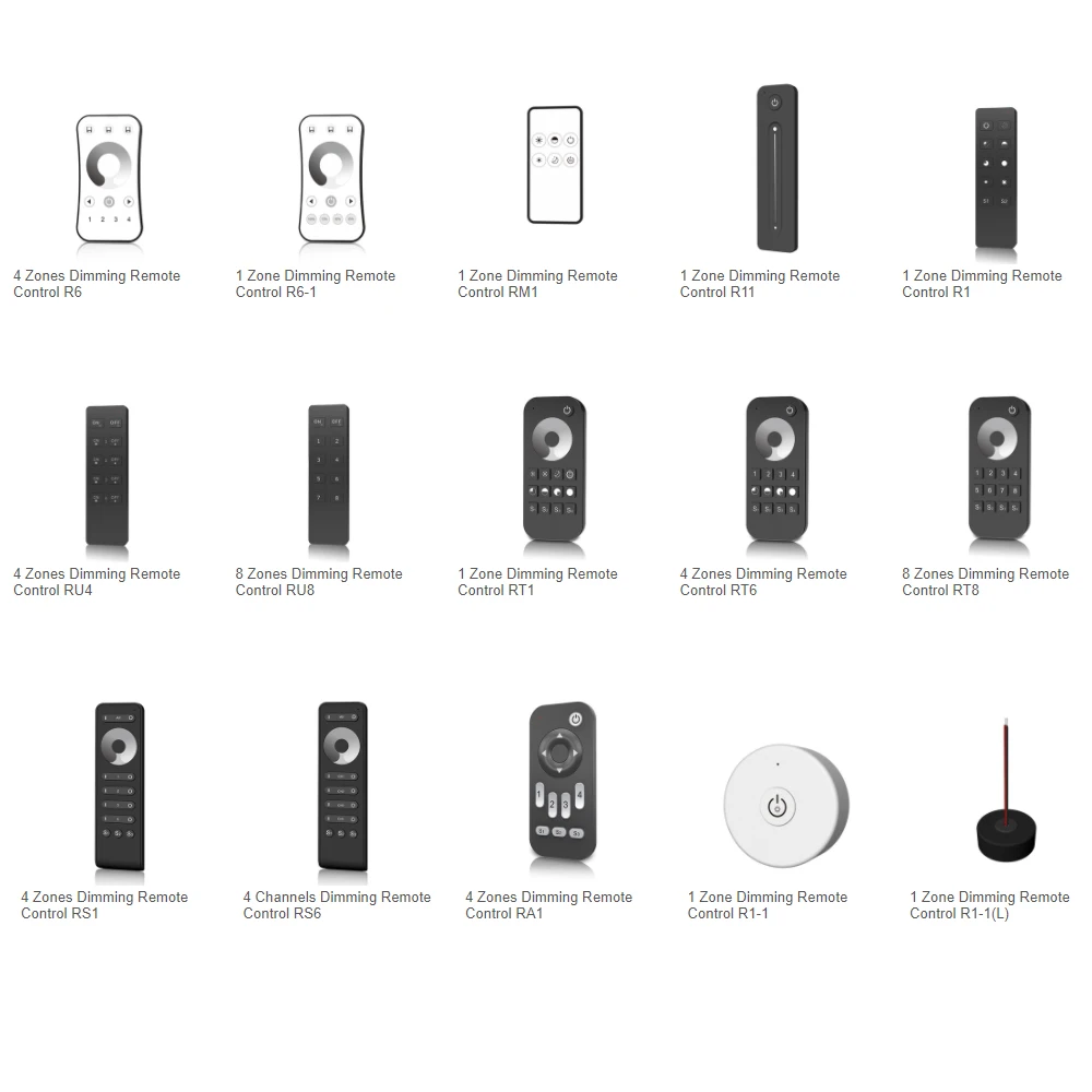 Skydance Led Strip Dimmer Remote 1 Zone 4 Zone Single Color Strip Dimming 2.4G Rf Remote Work Con Ricevitore Wireless Di Skydance