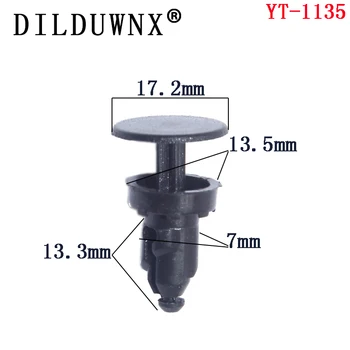 

DILDUWNX Car Fastener Clip YT-1135/1134 Skylight Piercing Fastener Clip Pusher Hole Rivet for All cars Honda Repair Fastener