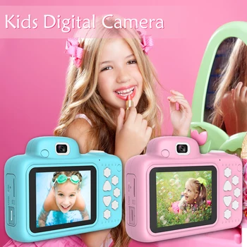 

Gosear Camera Mini Cute Rechargeable 800W Digital Camera with 2.4 Inch Large Screen 16GB SD Card for Children Birthday Gifts