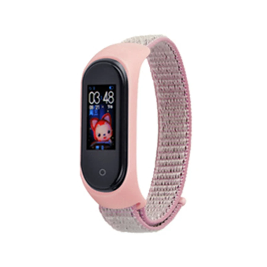 Nylon Strap Wristband for Xiaomi Mi Band 5 4 3 Wrist Bracelets Sport loop watch Belt Smart Watch Band Replacement Accessories