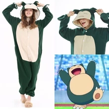 Pokemon Snorlax Unisex Adult Kigurumi Pajamas Animal Cosplay Sleepwear Onesies