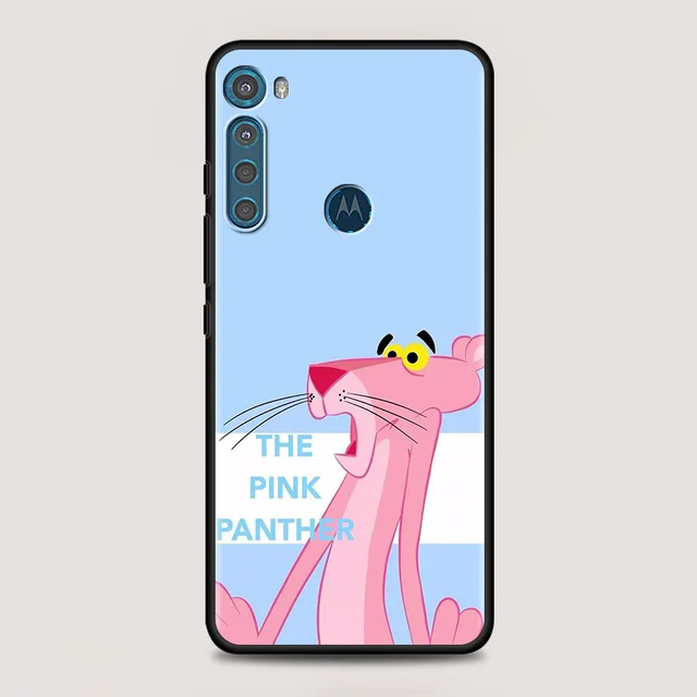 For MOTOROLA One Fusion Case for Moto G10 G9 G8 Plus Play Power One G20 G30  G40 G50 G60 Edge 20 Phone Shell Cartoon Pink Panther|Phone Case & Covers| -  AliExpress