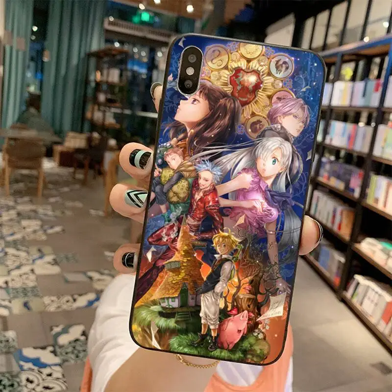 Чехол HPCHCJHM Nanatsu no Taizai Seven Deadly Sin Bling милый чехол для телефона iPhone 11 pro XS MAX 8 7 6 6S Plus X 5S SE
