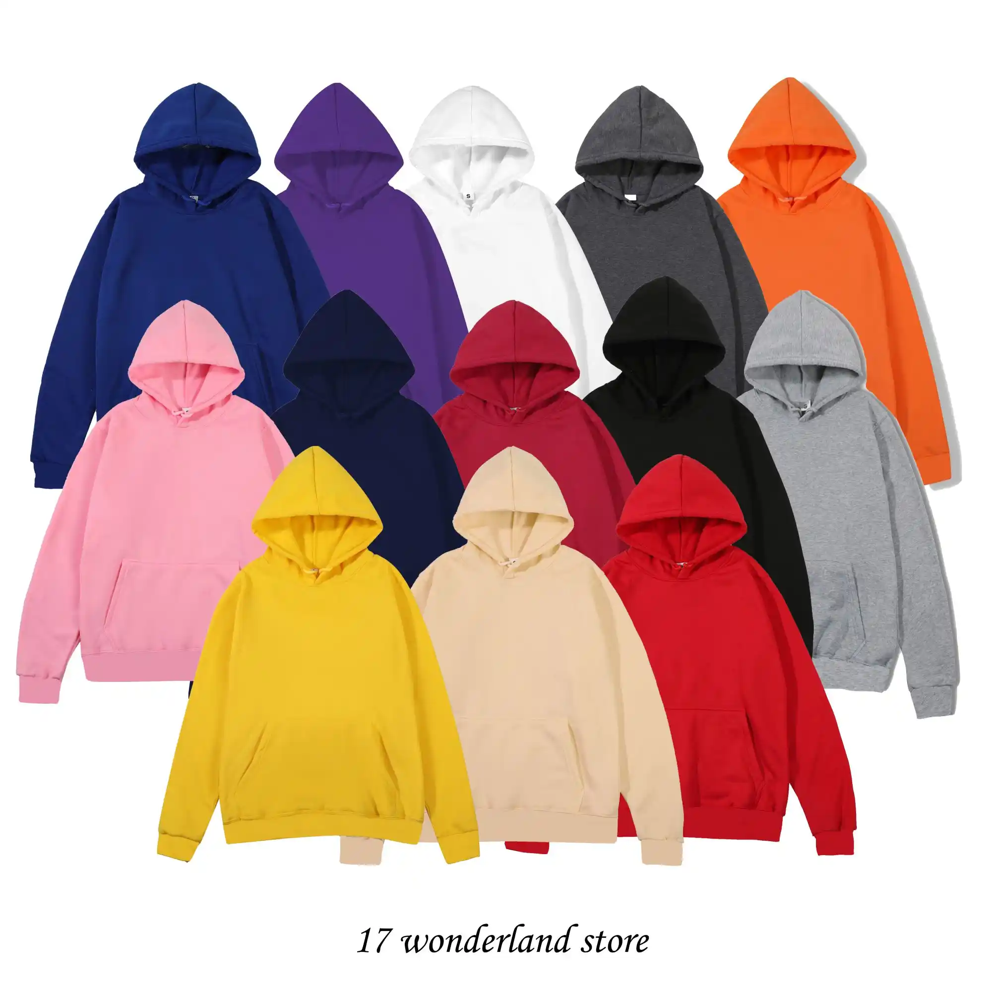 one color hoodies