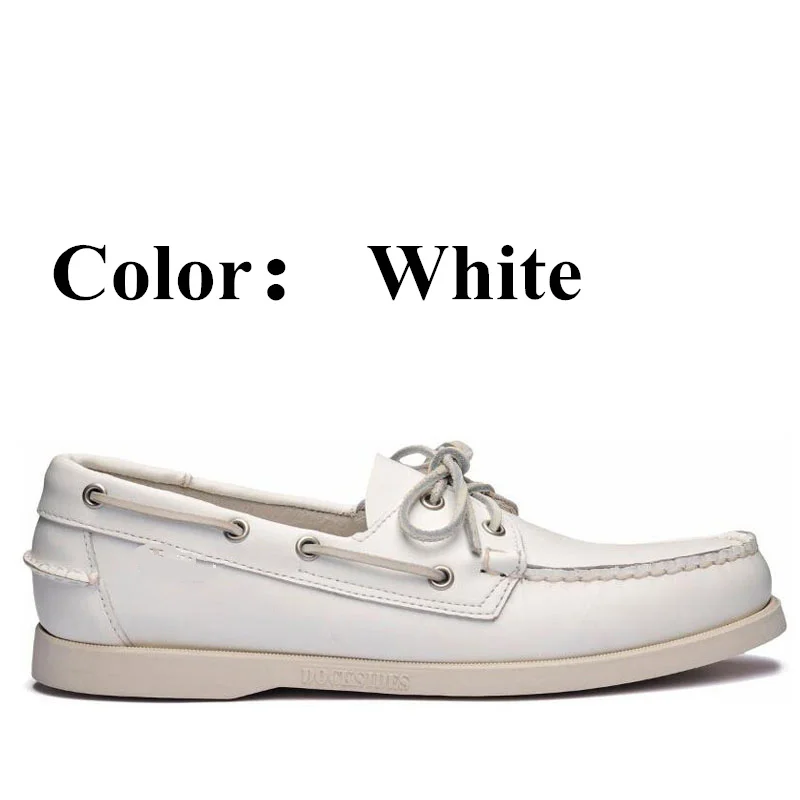 Genuine Leather Men Women Casual Shoes Boat Shoes Docksides Classic Loafers Moccasins Gray Driving Shoes England Flats 2019A037