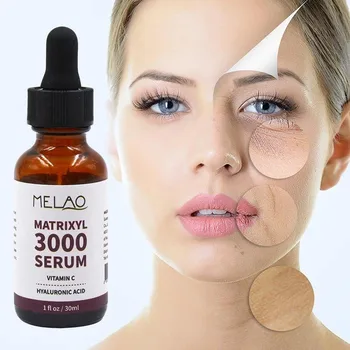 

30ml Hyaluronic Acid Essence Professional Stay Up Late Anti-aging Whitening Brightening Vitamin C Serum Skin Care Cream