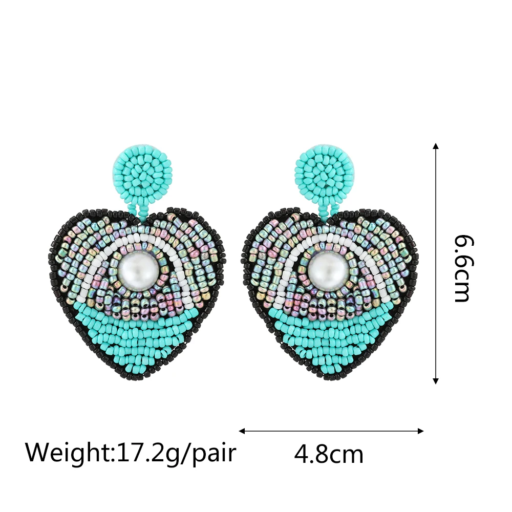 Ztech Blue Series Cute Crystal Earrings Women Popular Europe Style Korean Jewelry Geometric Christmas Gifts Wholesale Pendientes