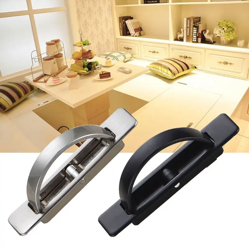 

Invisible Tatami Cabinet Drawer Handle Rotating Hidden Grip Pull Handle Hardware