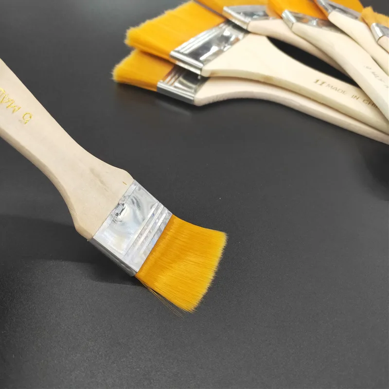 12 шт. набор кистей для рисования из нейлона раскрашивания акриловыми