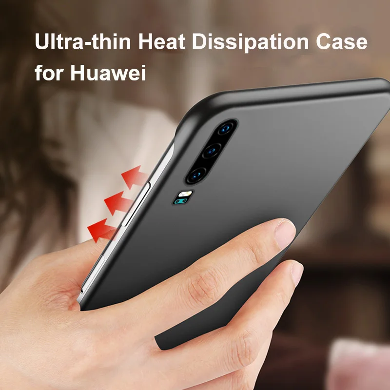 

Phone Case For Huawei P20 P30 Mate 20 Pro Honor 20 Pro 8X Nova 4 4e 5 Pro 5i 3 3i Ultra-thin Frameless Shockproof Back Cover