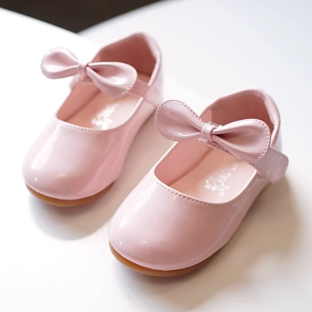 Light pink flower girl shoes Clearance