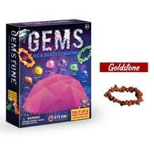 Kit d'excavation de pierres précieuses pour enfants, Bracelets améthyste, Kit d'excavation de Quartz, Kit de découverte d'astronomie, jouets pour enfants