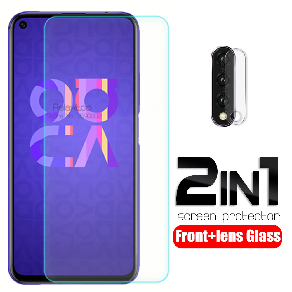 2 в 1 объектив камеры закаленное стекло для huawei nova 5 t YAL L21 6 26 ''защита экрана hauwei