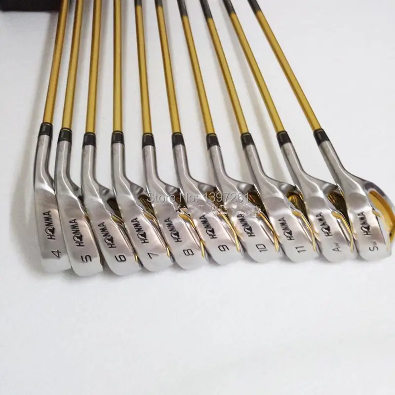 Новые 4 звезды Honma IS 06 утюги для гольфа Beres клюшки 11AwSw R S графитовый Вал с крышкой