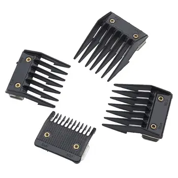 

4PCS Iron Hasp Limiting Comb Hair Clipper Guide Combs Special Electric Shears Calipers Positioning Comb Hair Cutting Tool