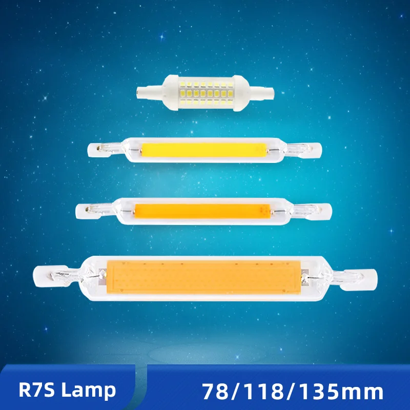 OK-B светодиодный R7s лампы 78 мм 118 135 AC 220V 110V затемнения светодиодные SMD заменить