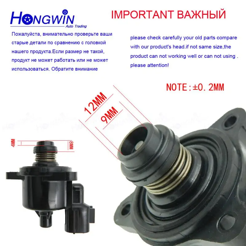 Idle Air Control Valve For Chrysler Sebring /Mitsubishi Lancer 2.0/Dodge AC571/MD628318 / MD628166/1450A069/2H1076 / AC4157 idle stepper motor