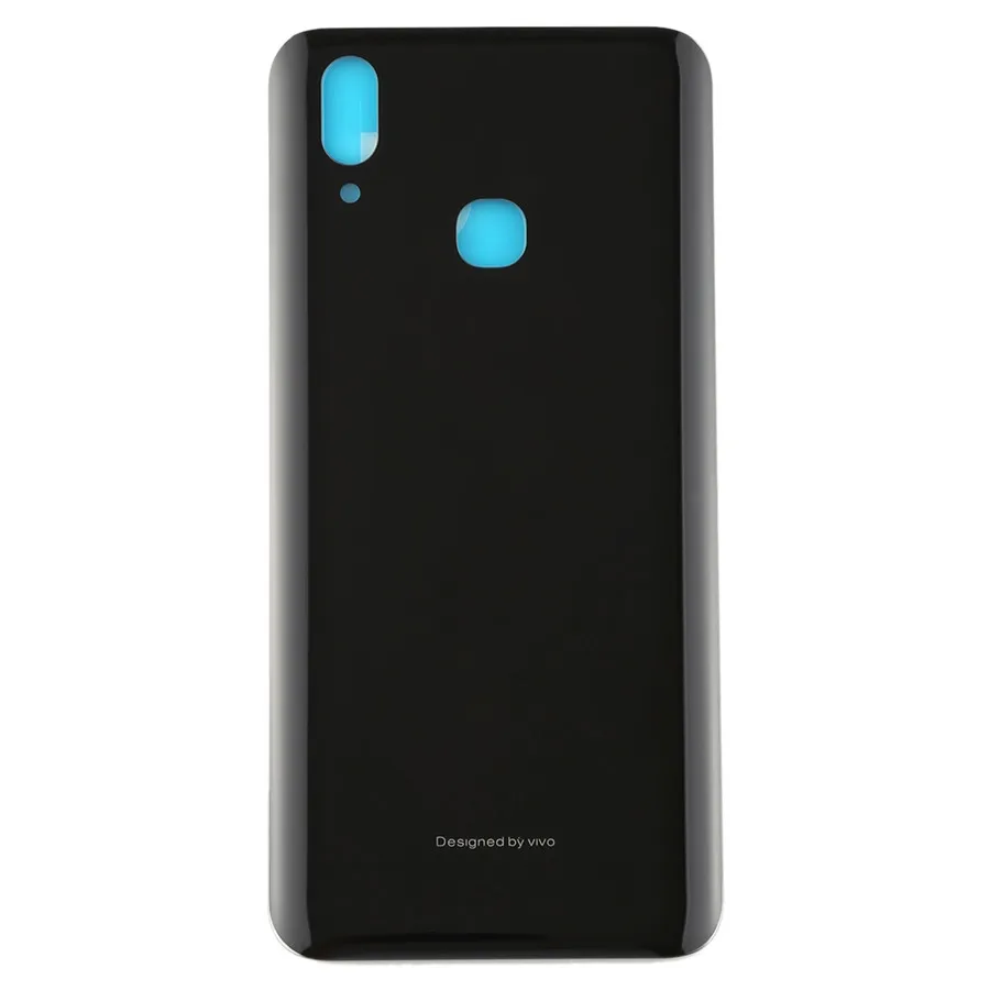ДЛЯ VIVO X21 Крышка батарейного отсека задняя стеклянная крышка корпус Doo - Цвет: Черный