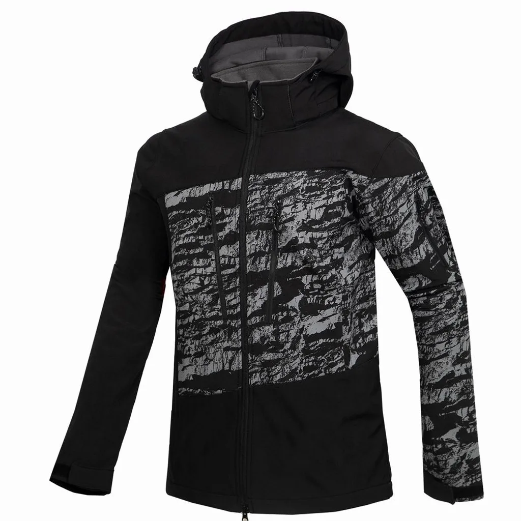 Зимняя одежда для мужчин, для походов, для спорта на открытом воздухе, водонепроницаемая куртка, сохраняющая тепло, ветровка, пальто, флисовая куртка для мужчин, для кемпинга, Corta Vento