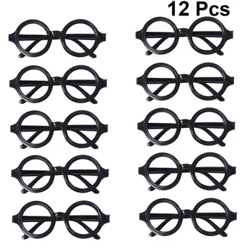 

2020 New Fashion Baby Child 12pcs Kids Eyeglass Frame Unisex No Lens Fashion Eyewear Frame Children Spectacle Frames (Black)
