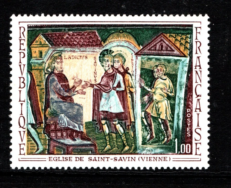 FR3029 Французский штамп 1969 арт-серия See Lady Hughes 1 шт. новые почтовые штампы MNH | Дом и