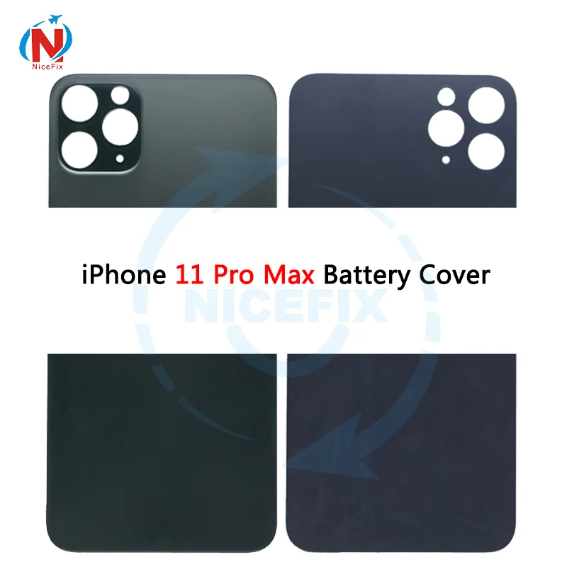 Чехол со стеклянным корпусом для Apple iPhone 11 Pro Max A2218 A2161 A2220 задняя крышка батарейного отсека задняя крышка Корпус Замена чехол