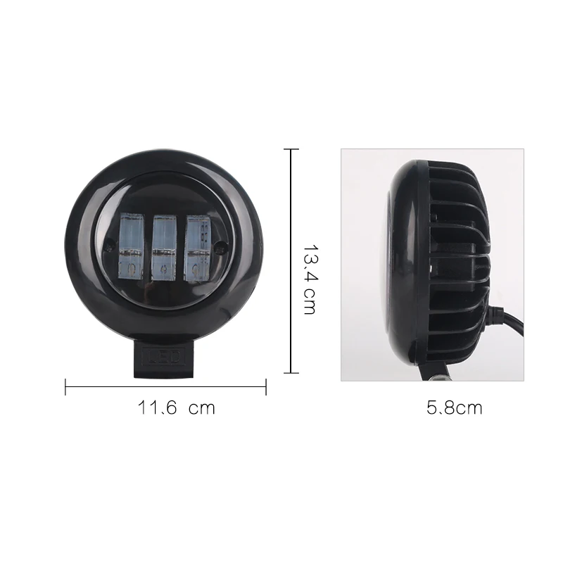 Nlpearl 2x 30W Square/Round LED Fog Lights for Cars Fog Lamp Waterproof LED Work light for Truck 4x4 SUV 4WD Car Light Assembly Nlpearl 2x 30W Square/Round LED Fog Lights for Cars Fog Lamp Waterproof LED Work light for Truck 4x4 SUV 4WD Car Light Assembly