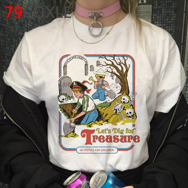 Футболка с принтом сатаны демона смерти страшного зла Харадзюку сатанина Grim Reaper