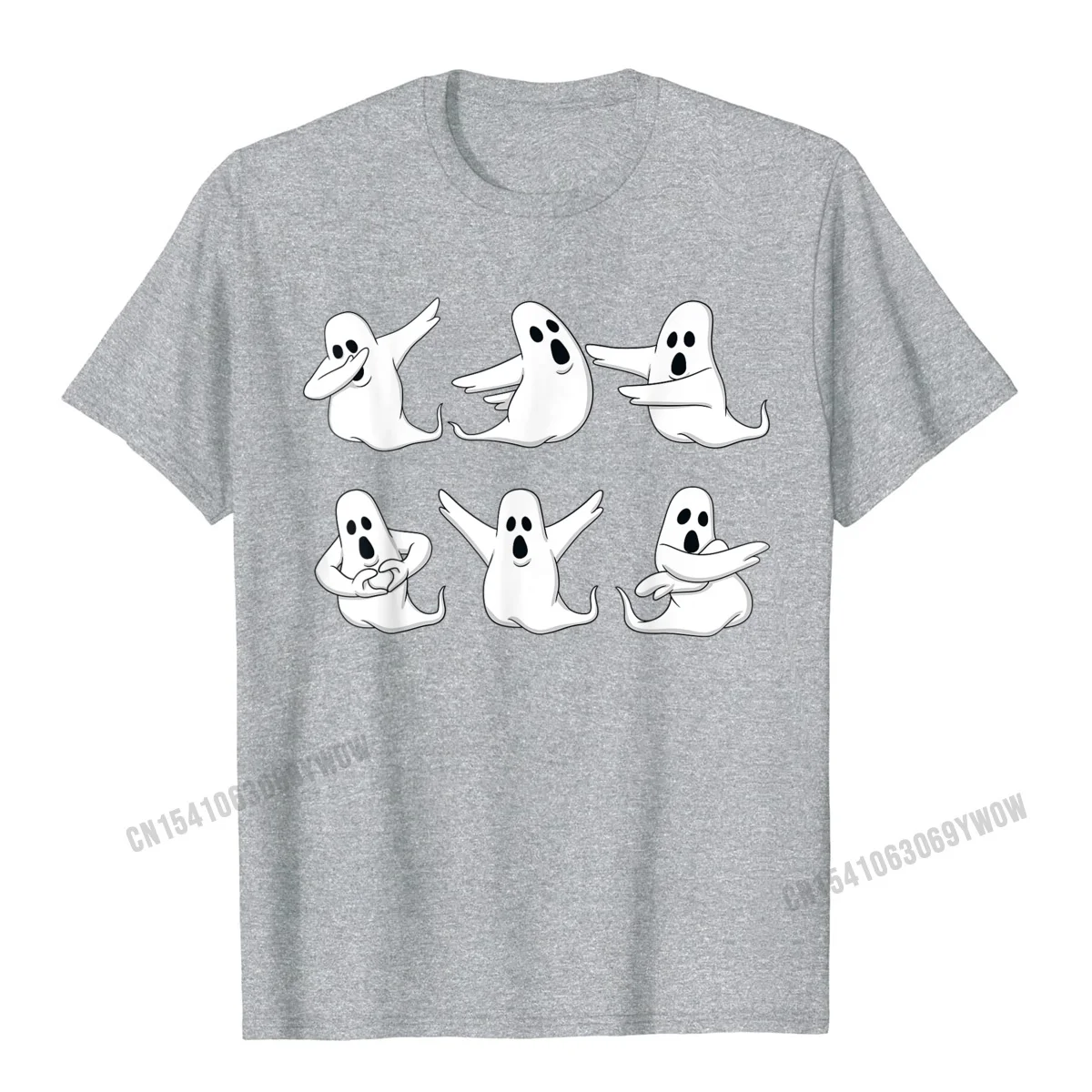 Hip hop Camisa Birthday Short Sleeve Summer Fall T Shirt Plain Crew Neck Pure Cotton T Shirts Male Tshirts Drop Shipping Dancing Ghosts Dance Challenge Boys Girls Kids Halloween T-Shirt__638 grey