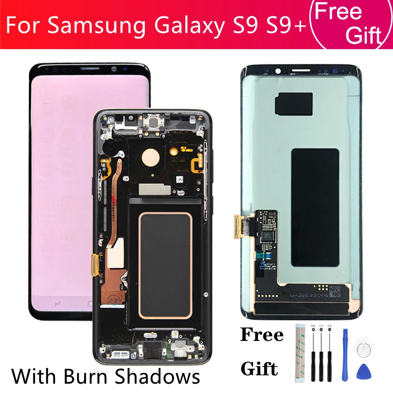 ЖК-дисплей для Samsung Galaxy S9 Plus сенсорный экран стеклянная панель дигитайзер в сборе